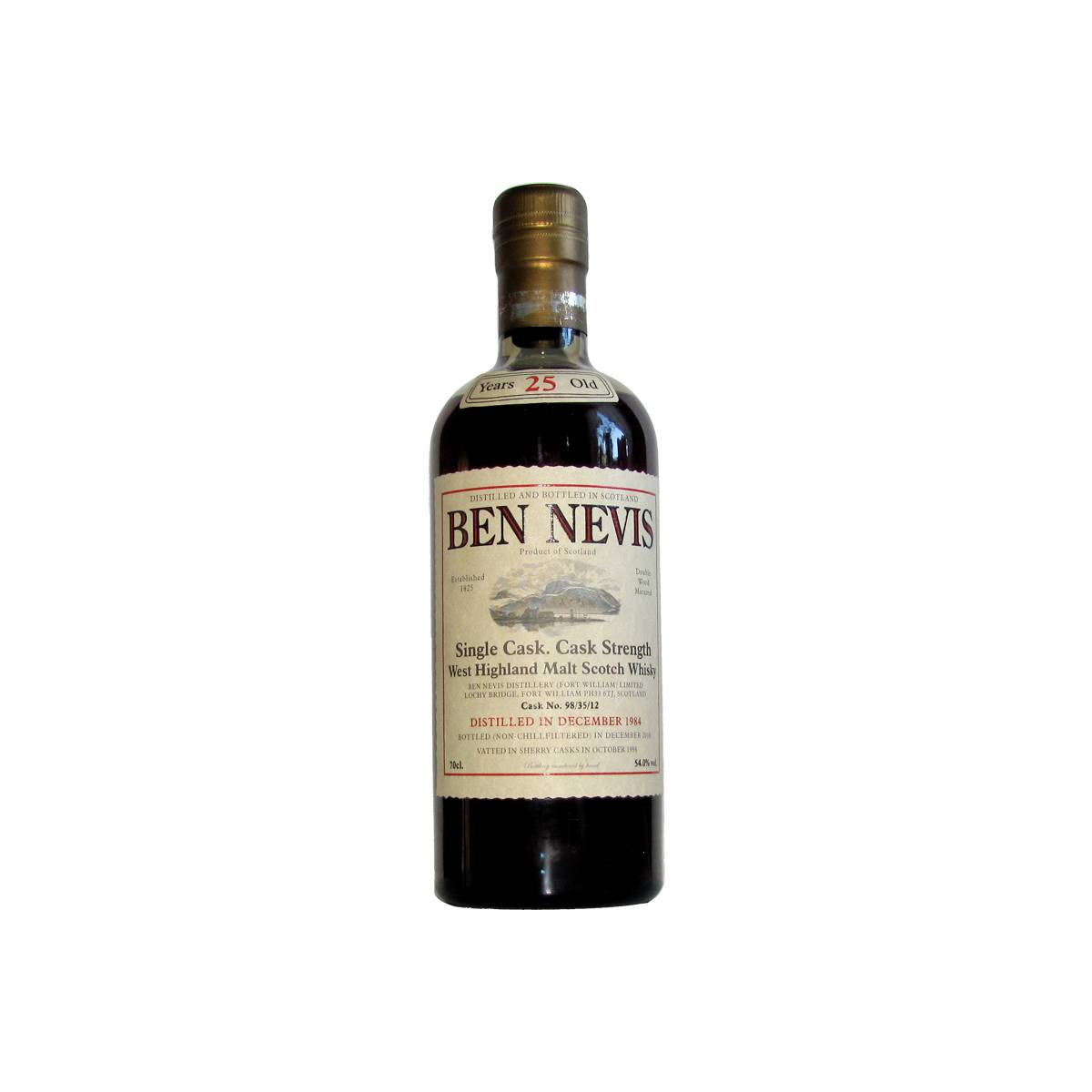 Ben Nevis 1984 25 Years Single Malt Whisky