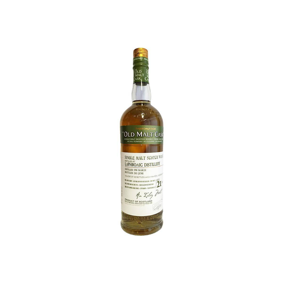 Laphroaig Old Malt Cask 1990 21 Years Single Malt Whisky