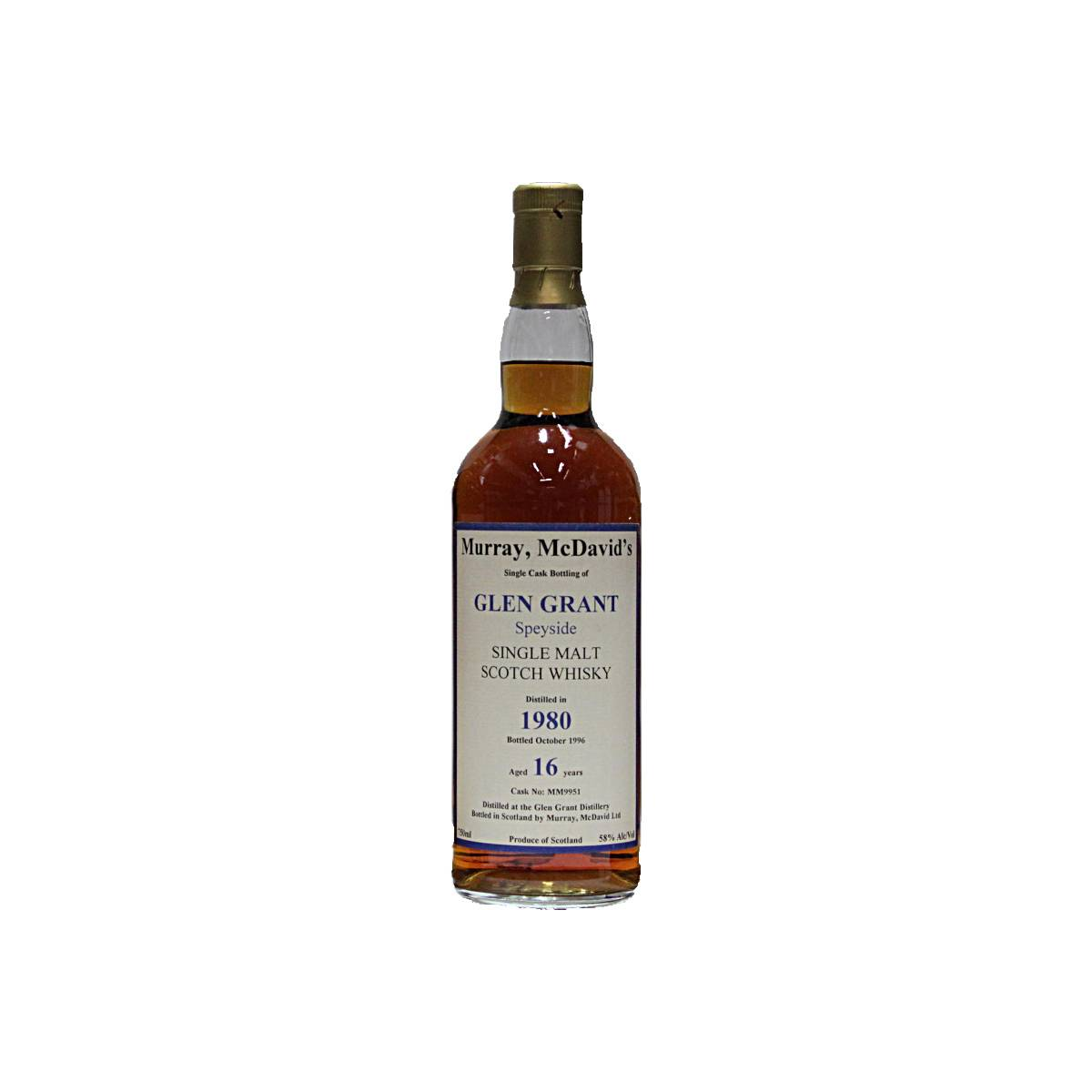 Glen Grant 1980 16 Years Single Malt Whisky