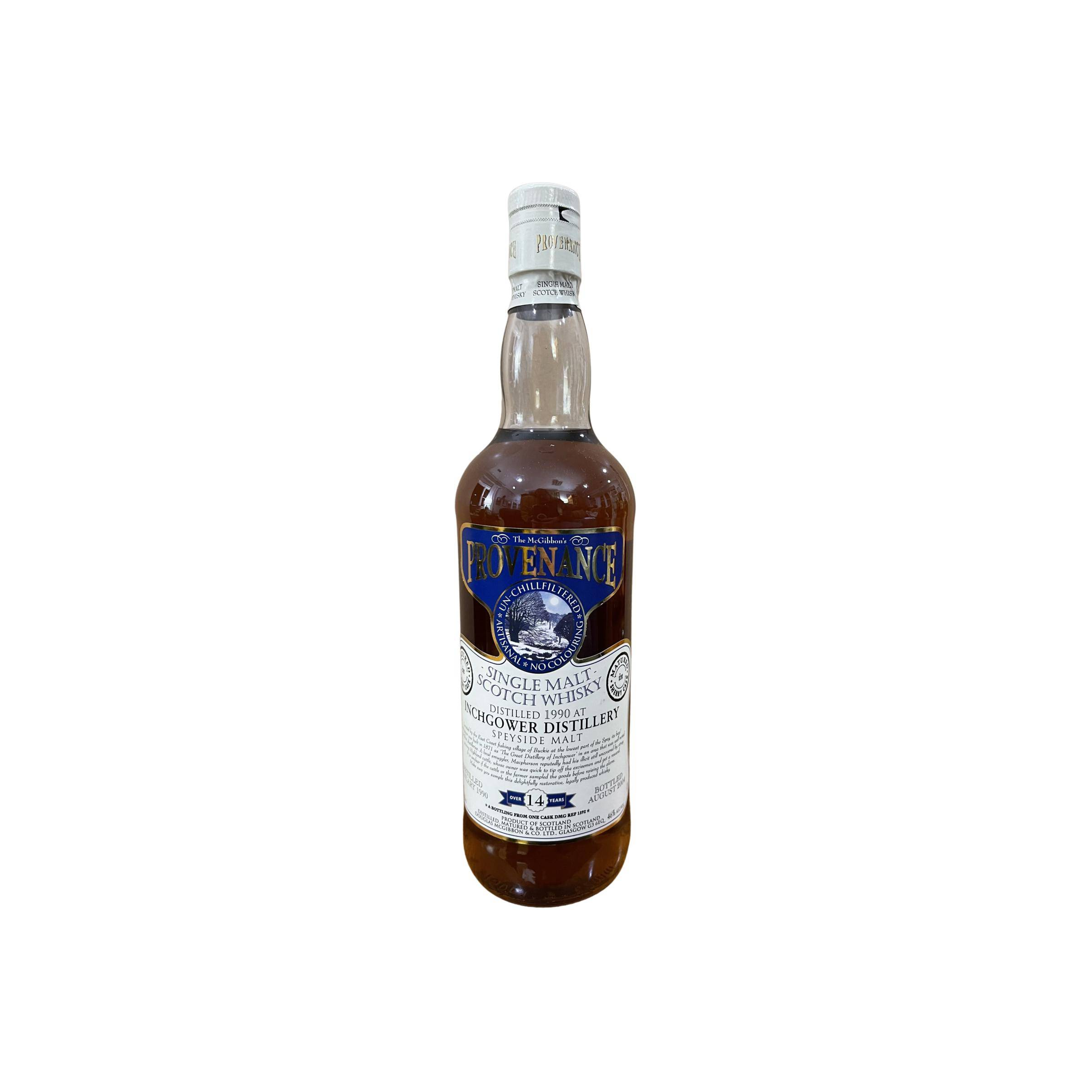 Inchgower McGibbon's Provenance 1990 14 Years Single Malt Whisky