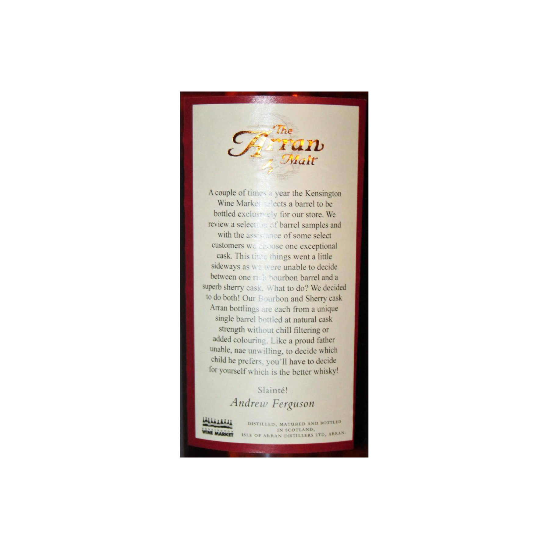 Arran 1998 12 Years Single Malt Whisky 3