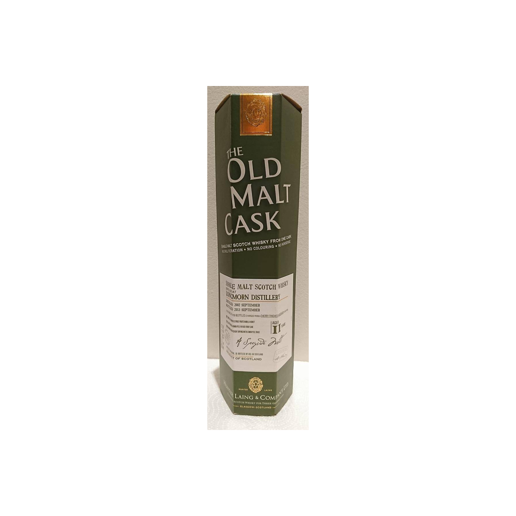 Longmorn Old Malt Cask 2002 11 Years Single Malt Whisky 2