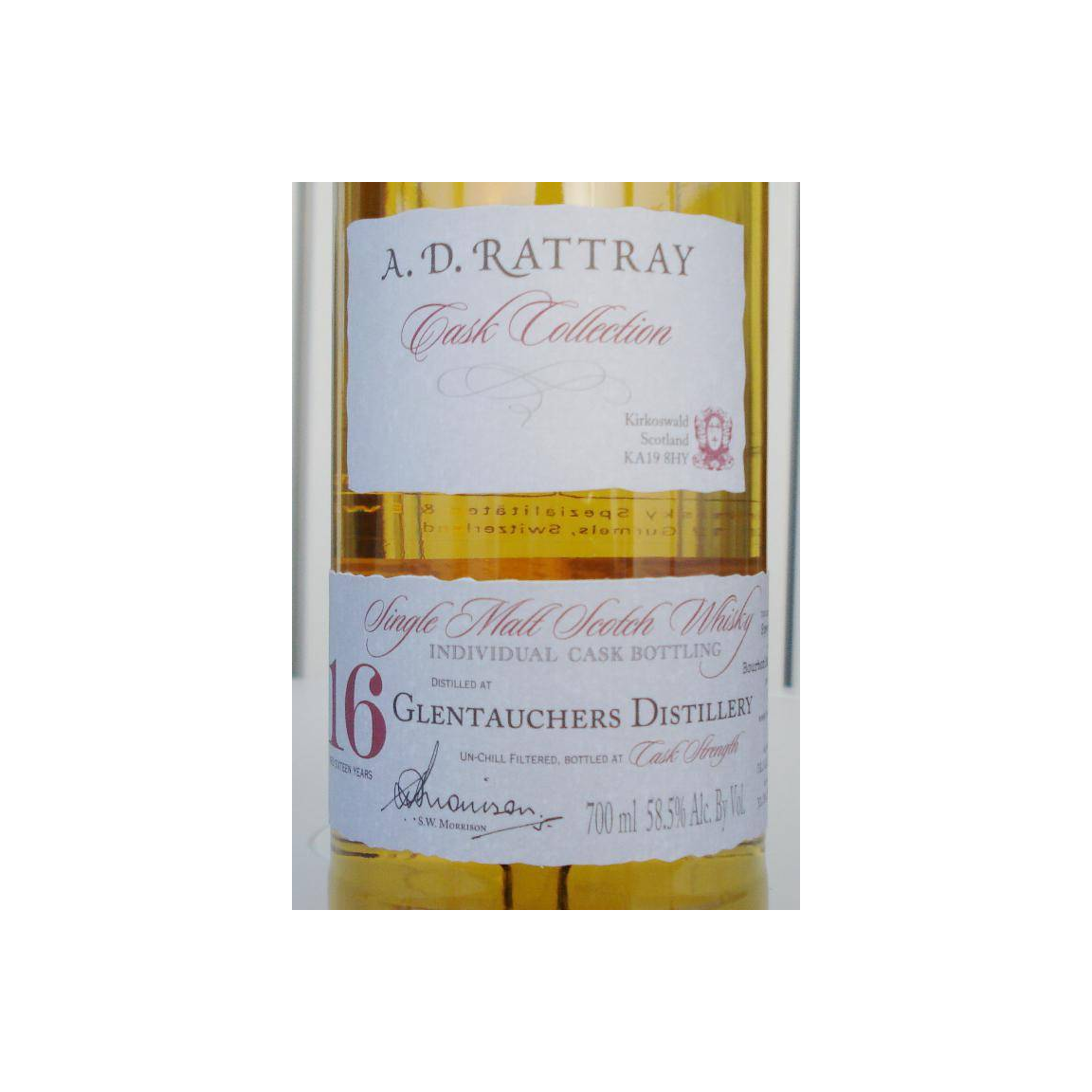 Glentauchers Individual Cask Bottling 1996 16 Years Single Malt Whisky 3