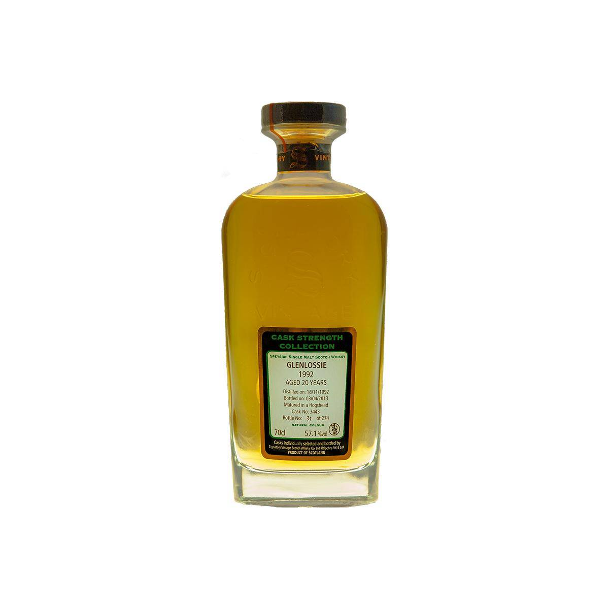 Glenlossie Cask Strength Collection 1992 20 Years Single Malt Whisky