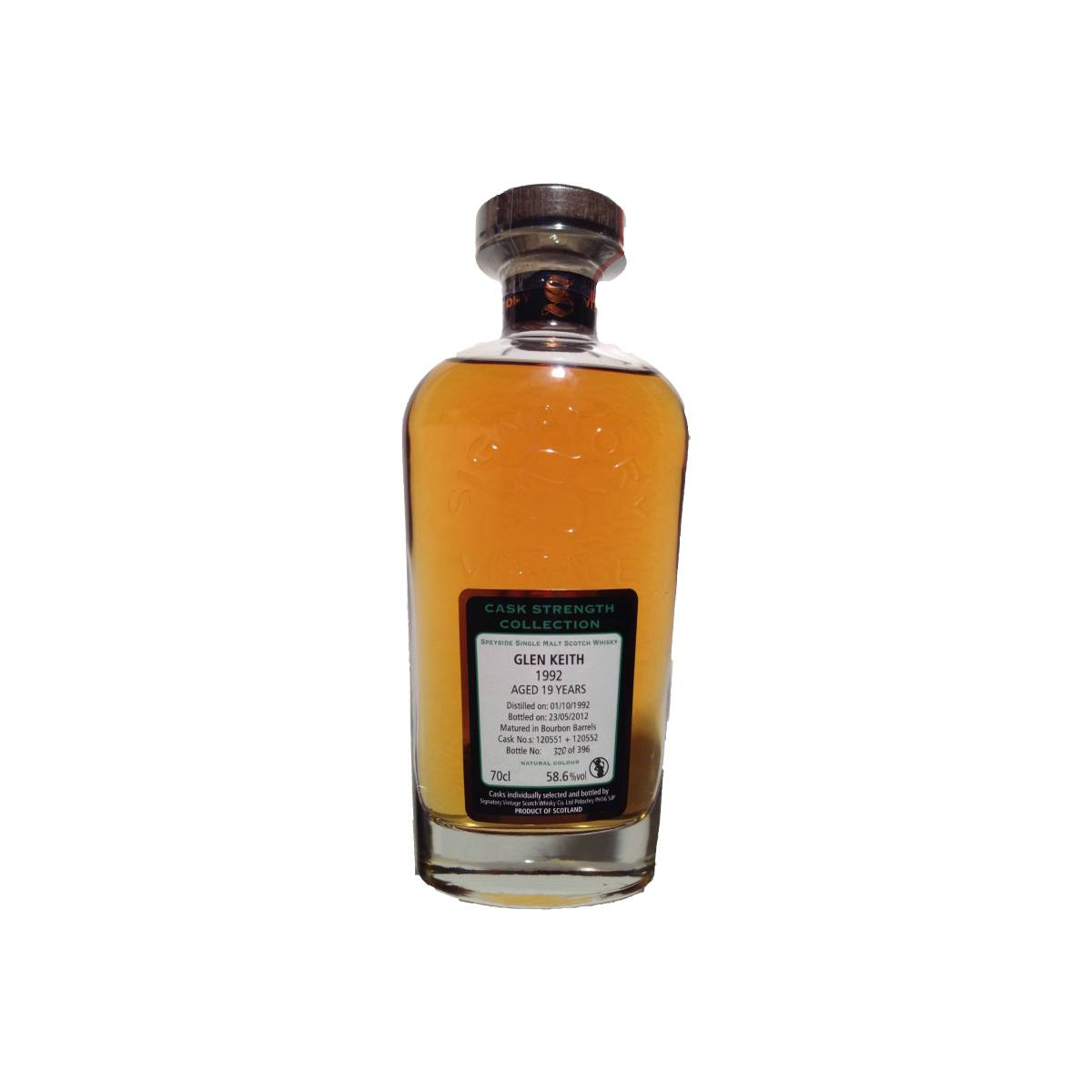 Glen Keith Cask Strength Collection 1992 19 Years Single Malt Whisky
