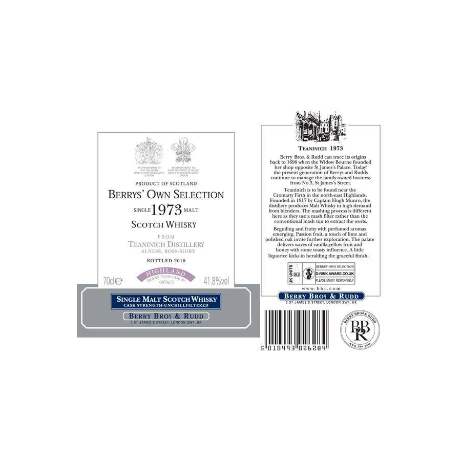 Teaninich 1973 36 Years Single Malt Whisky 2