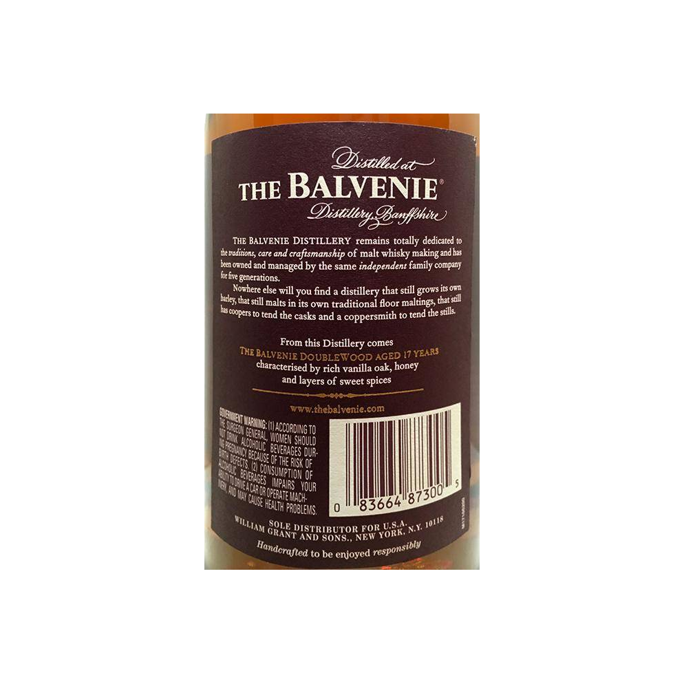 The Balvenie 17 Years Single Malt Whisky 3