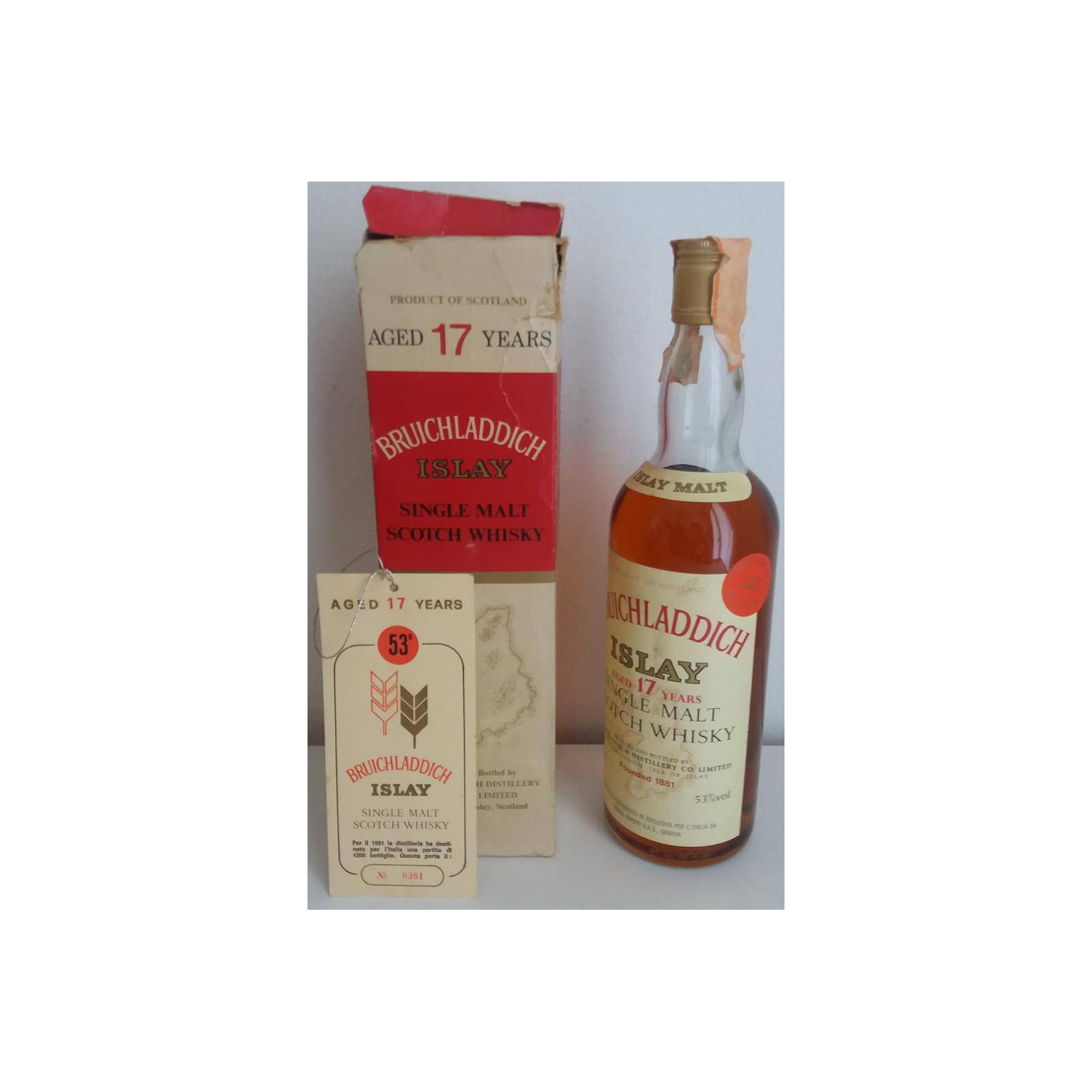 Bruichladdich 1964 17 Years Single Malt Whisky 3