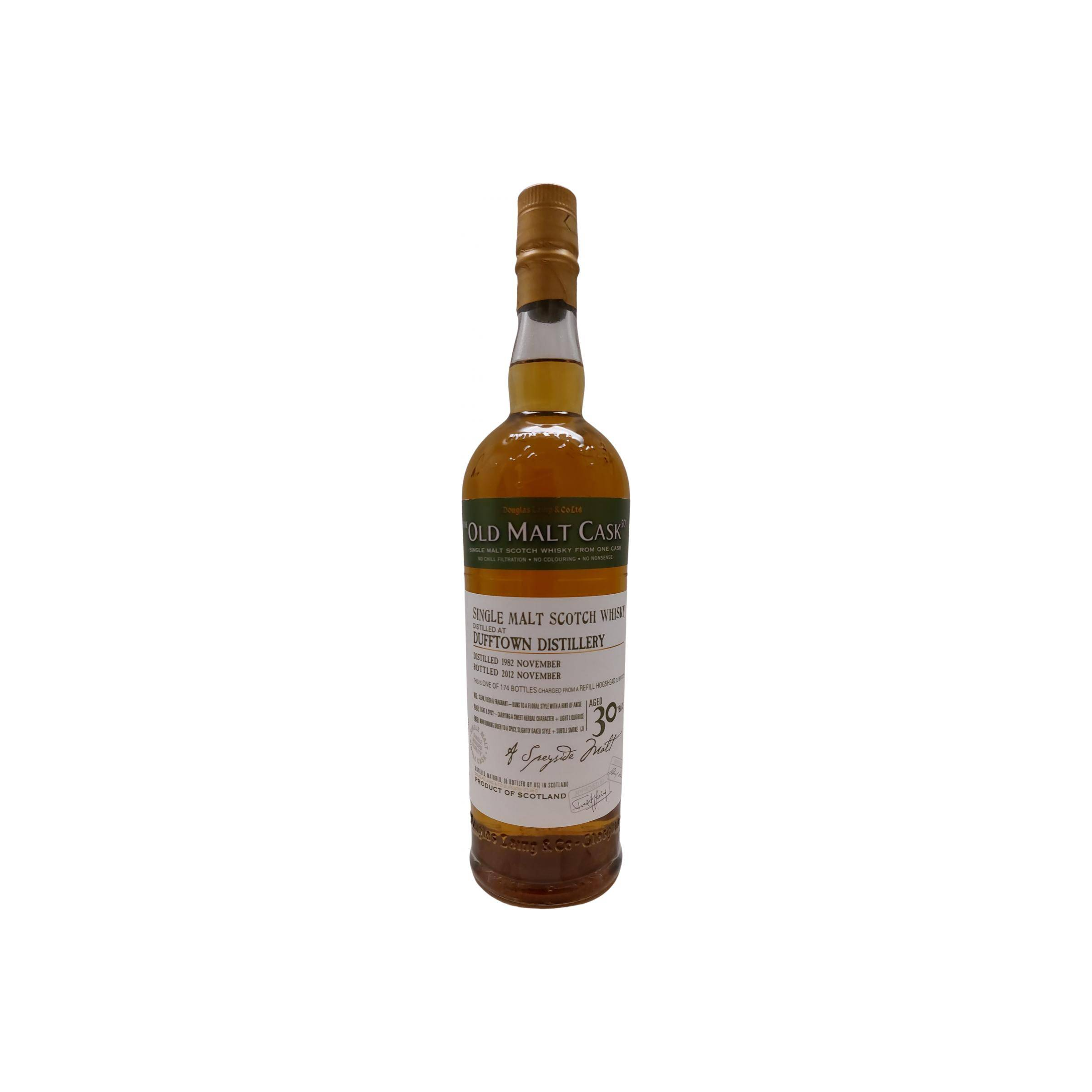 Dufftown Old Malt Cask 1982 30 Years Single Malt Whisky