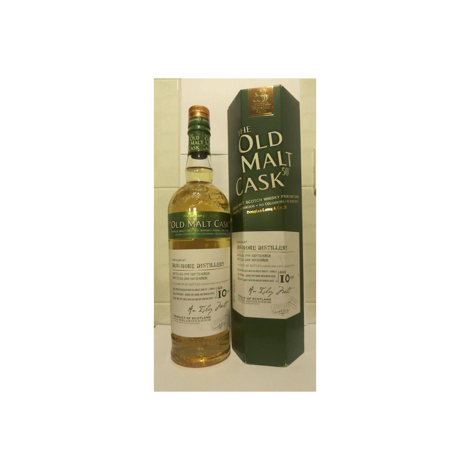 Bowmore Old Malt Cask 1998 10 Years Single Malt Whisky 2