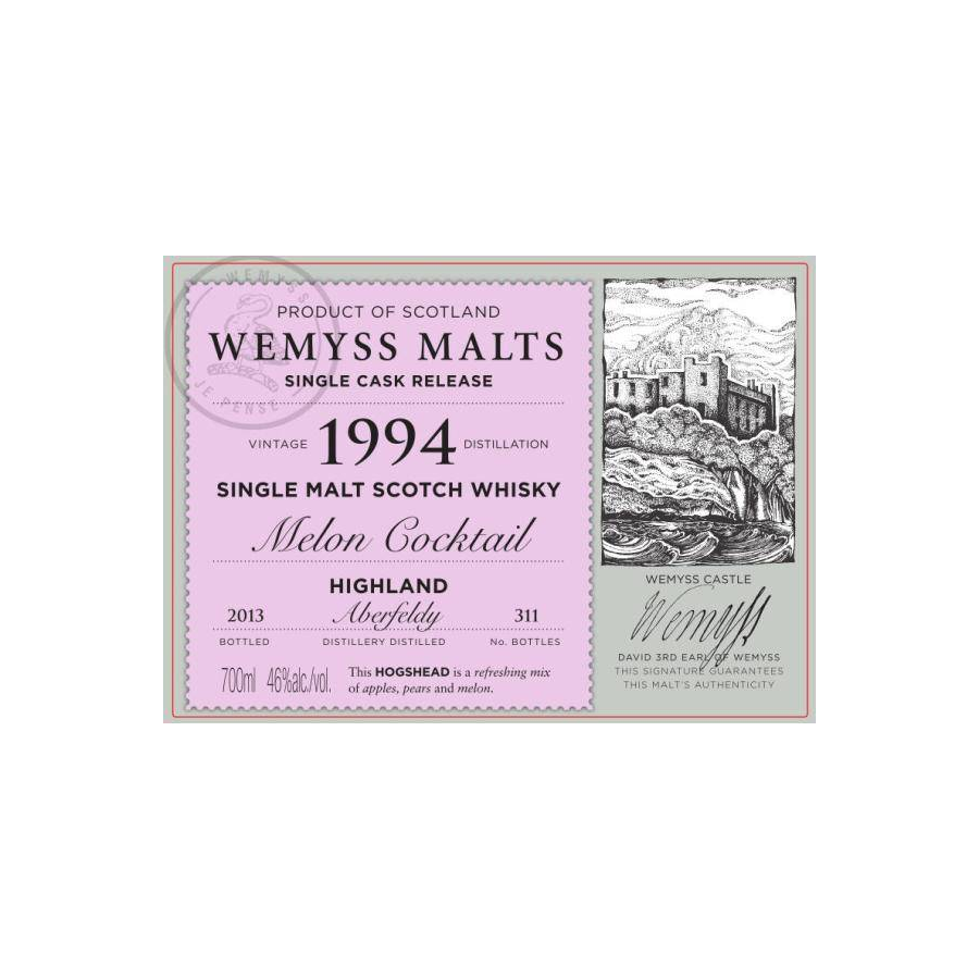 Aberfeldy 1994 19 Years Single Malt Whisky 2