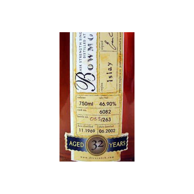Bowmore 1969 32 Years Single Malt Whisky