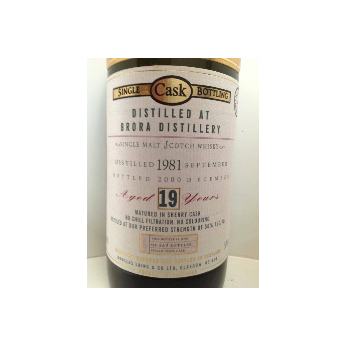 Brora Old Malt Cask 1981 19 Years Single Malt Whisky 2