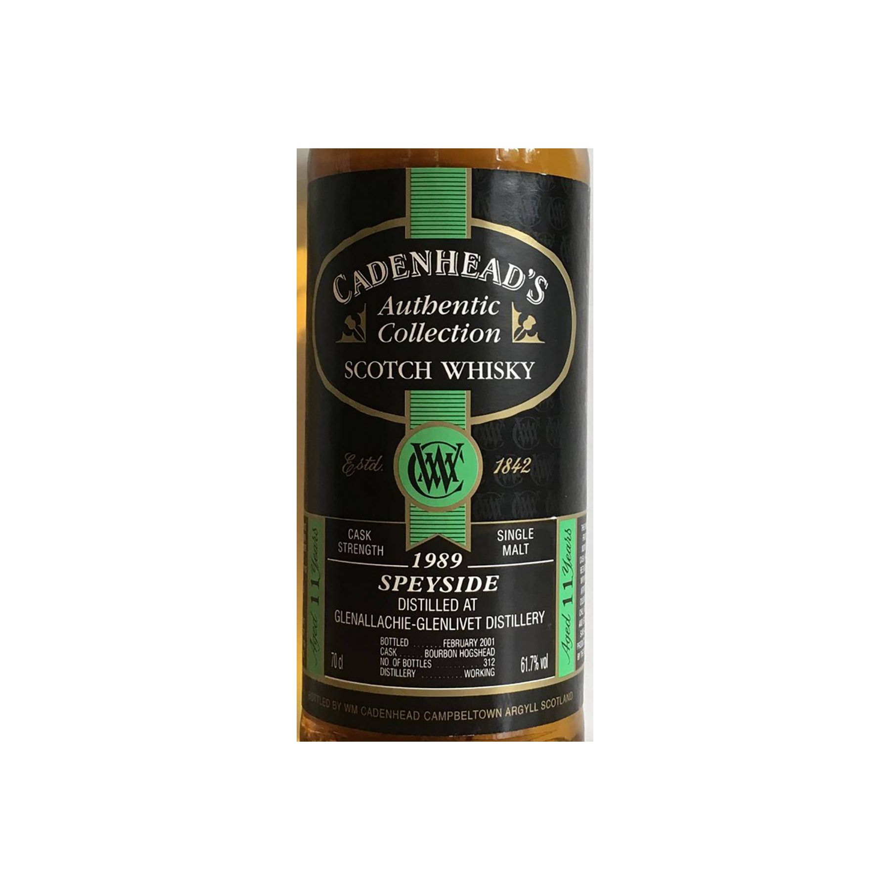 The GlenAllachie Authentic Collection 1989 11 Years Single Malt Whisky