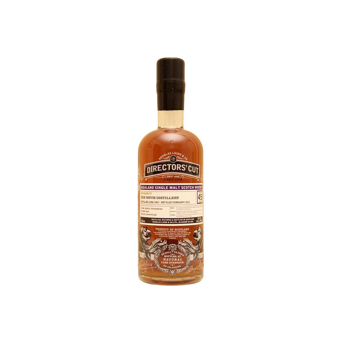 Ben Nevis 1967 45 Years Single Malt Whisky 2