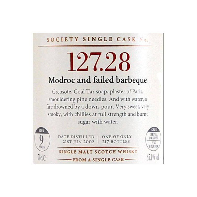 The Scotch Malt Whisky Society 2002 9 Years Single Malt Whisky 2
