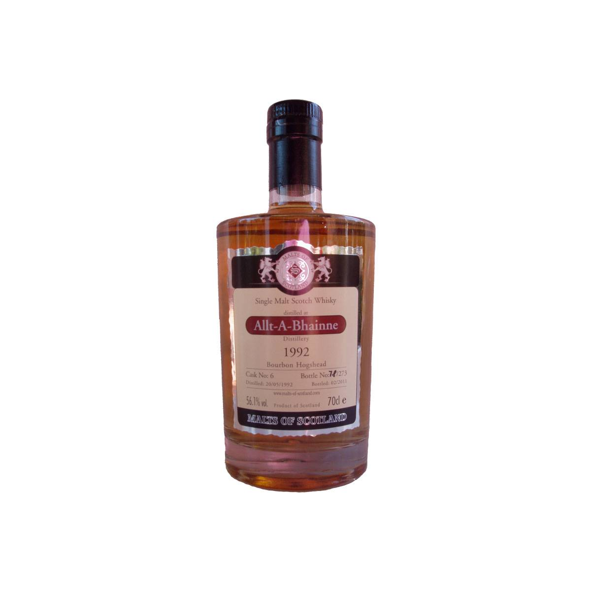 Allt-A-Bhainne 1992 18 Years Single Malt Whisky