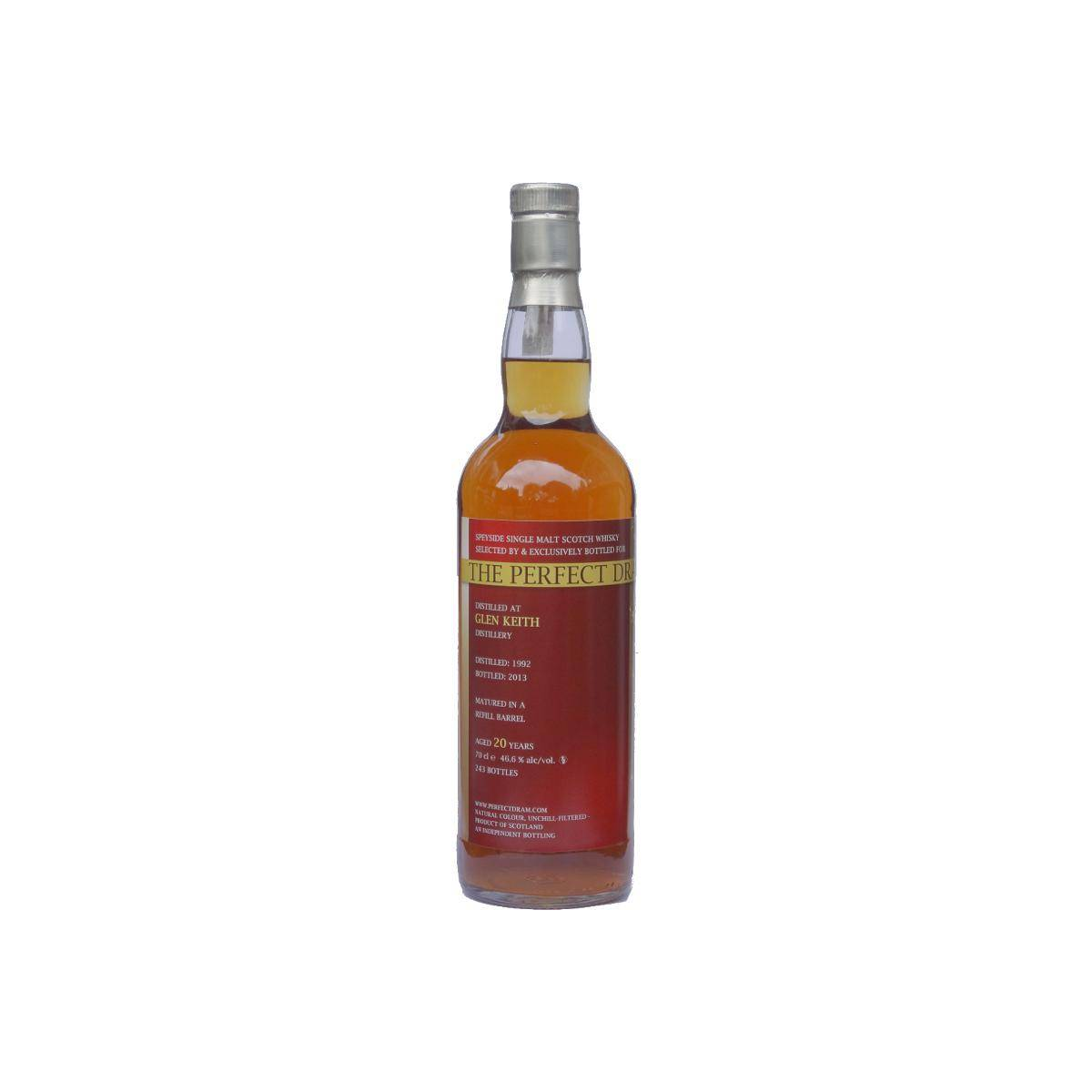 Glen Keith 1992 20 Years Single Malt Whisky