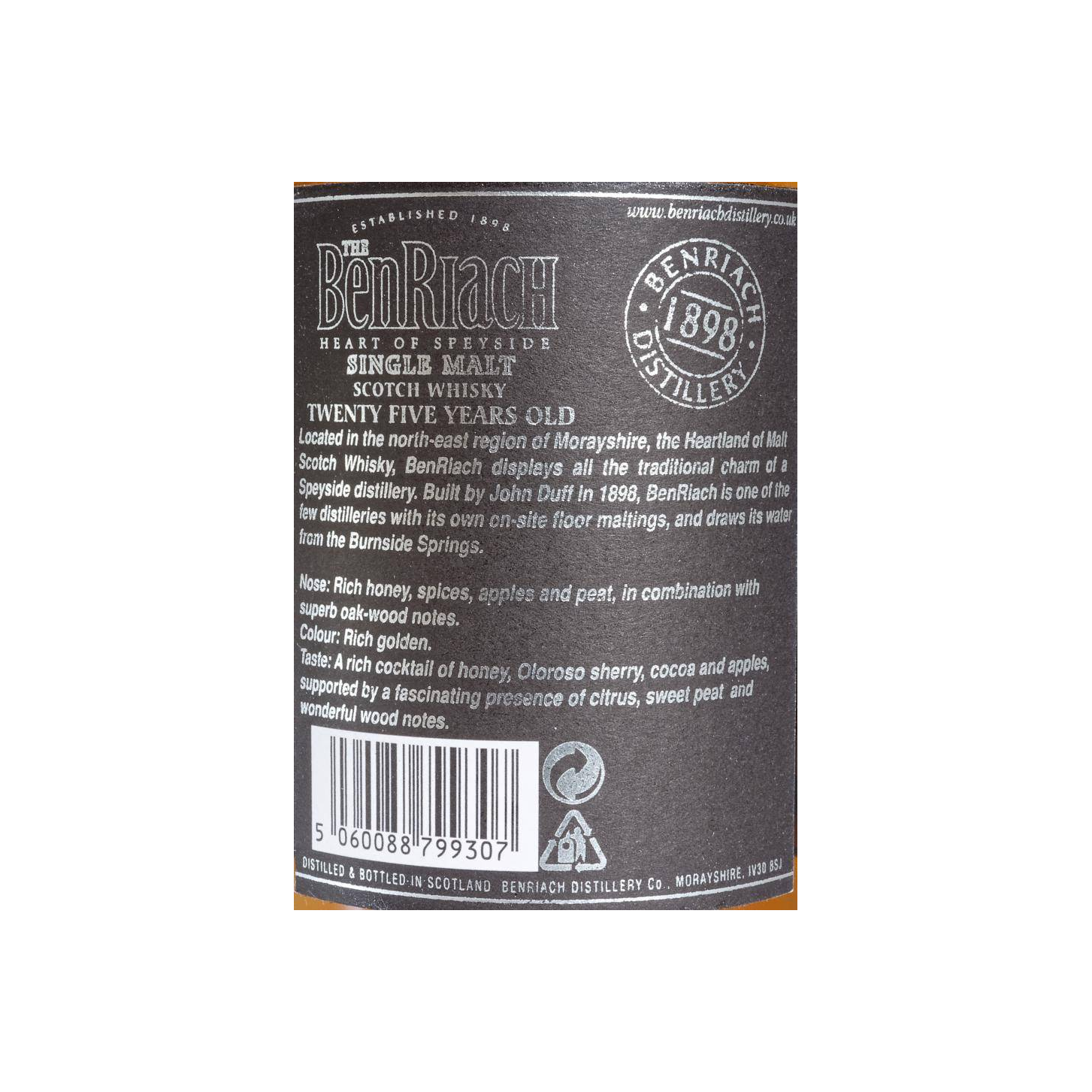 BenRiach 25 Years Single Malt Whisky 3