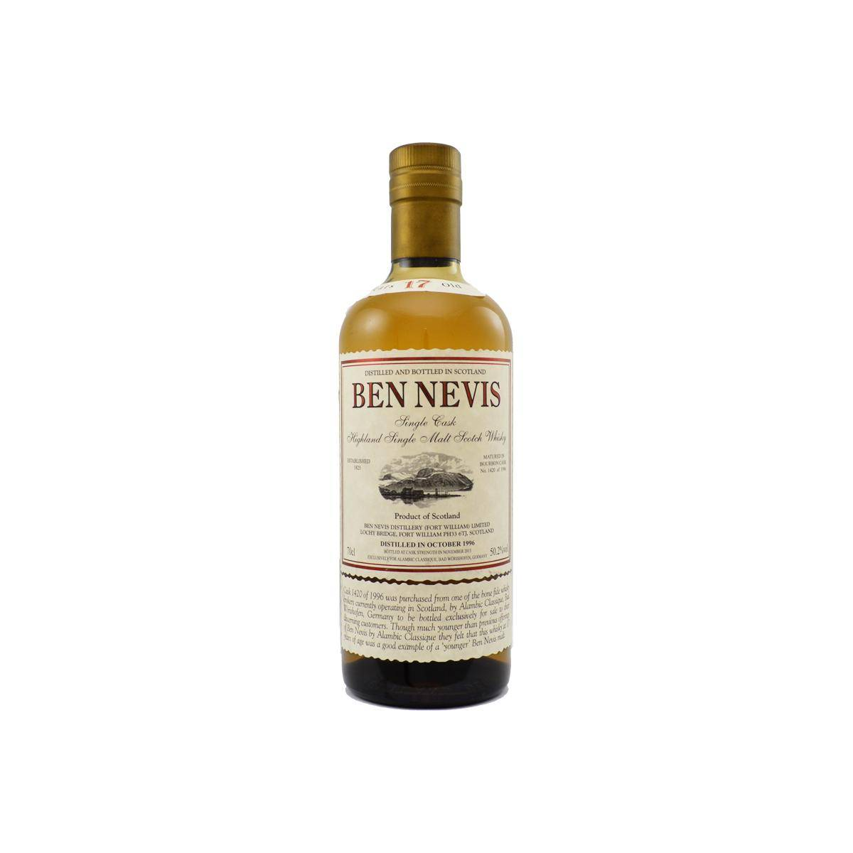Ben Nevis 1996 17 Years Single Malt Whisky