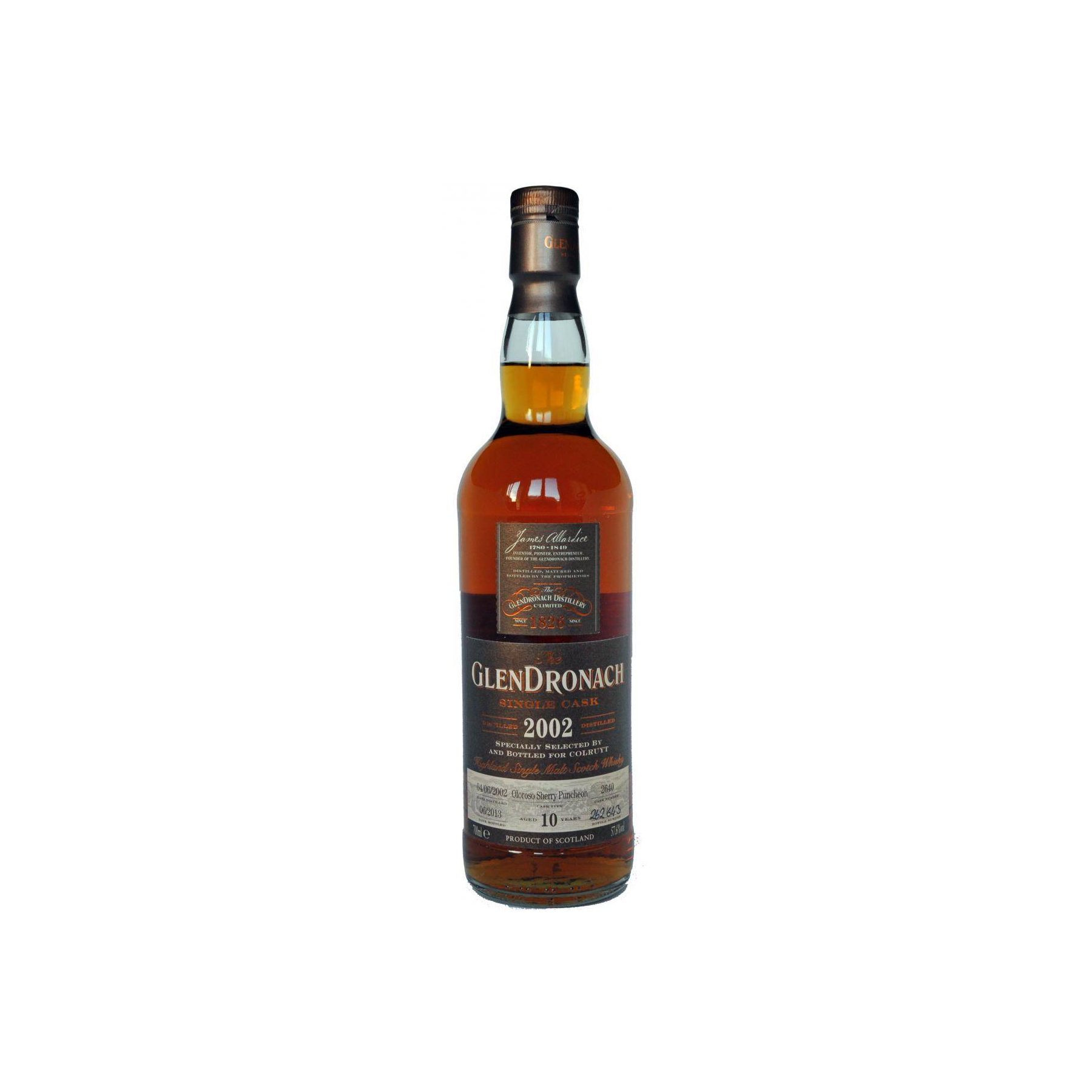 GlenDronach Single Cask 2002 10 Years Single Malt Whisky