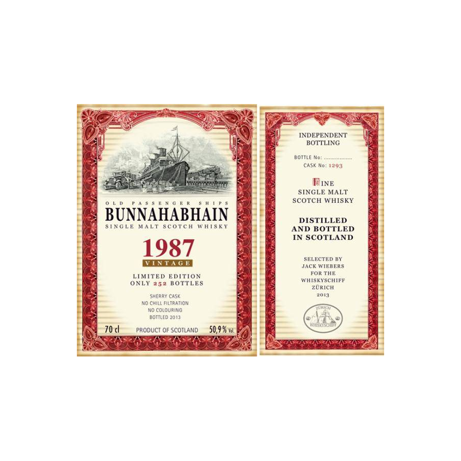 Bunnahabhain 1987 26 Years Single Malt Whisky 2