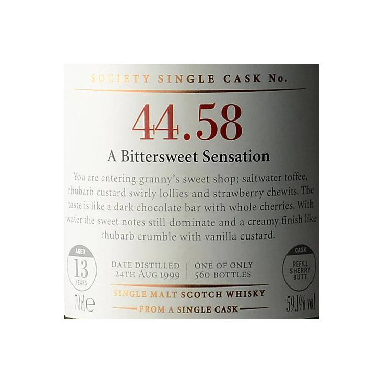 The Scotch Malt Whisky Society 1999 13 Years Single Malt Whisky 2