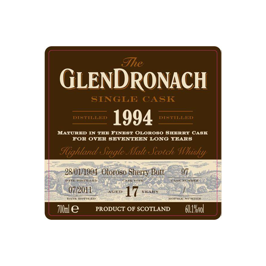 GlenDronach 1994 17 Years Single Malt Whisky 2