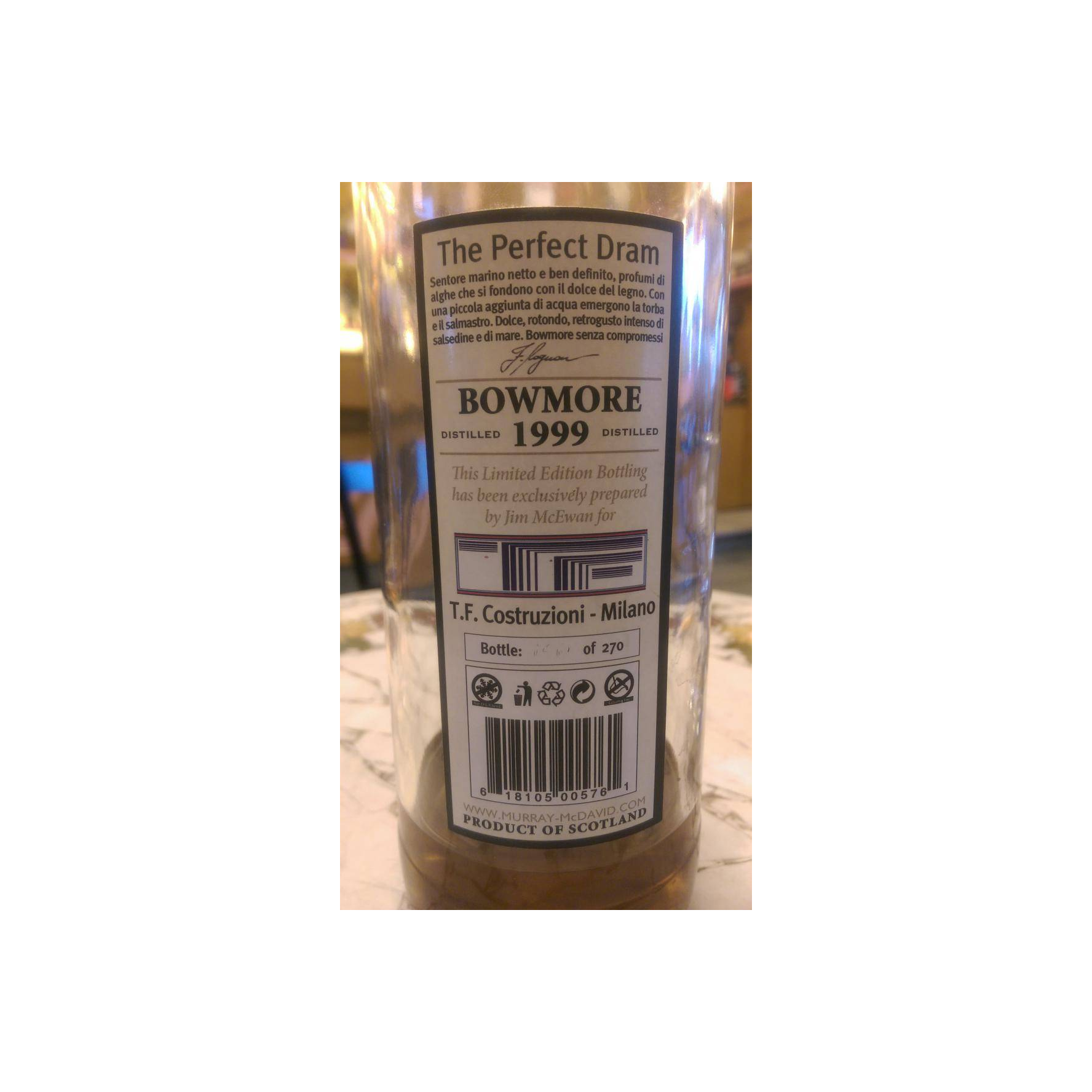 Bowmore 1999 12 Years Single Malt Whisky 2