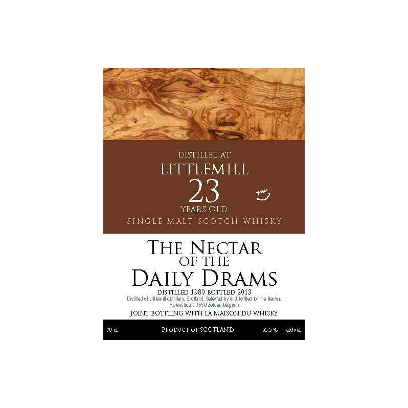Littlemill 1989 23 Years Single Malt Whisky 3