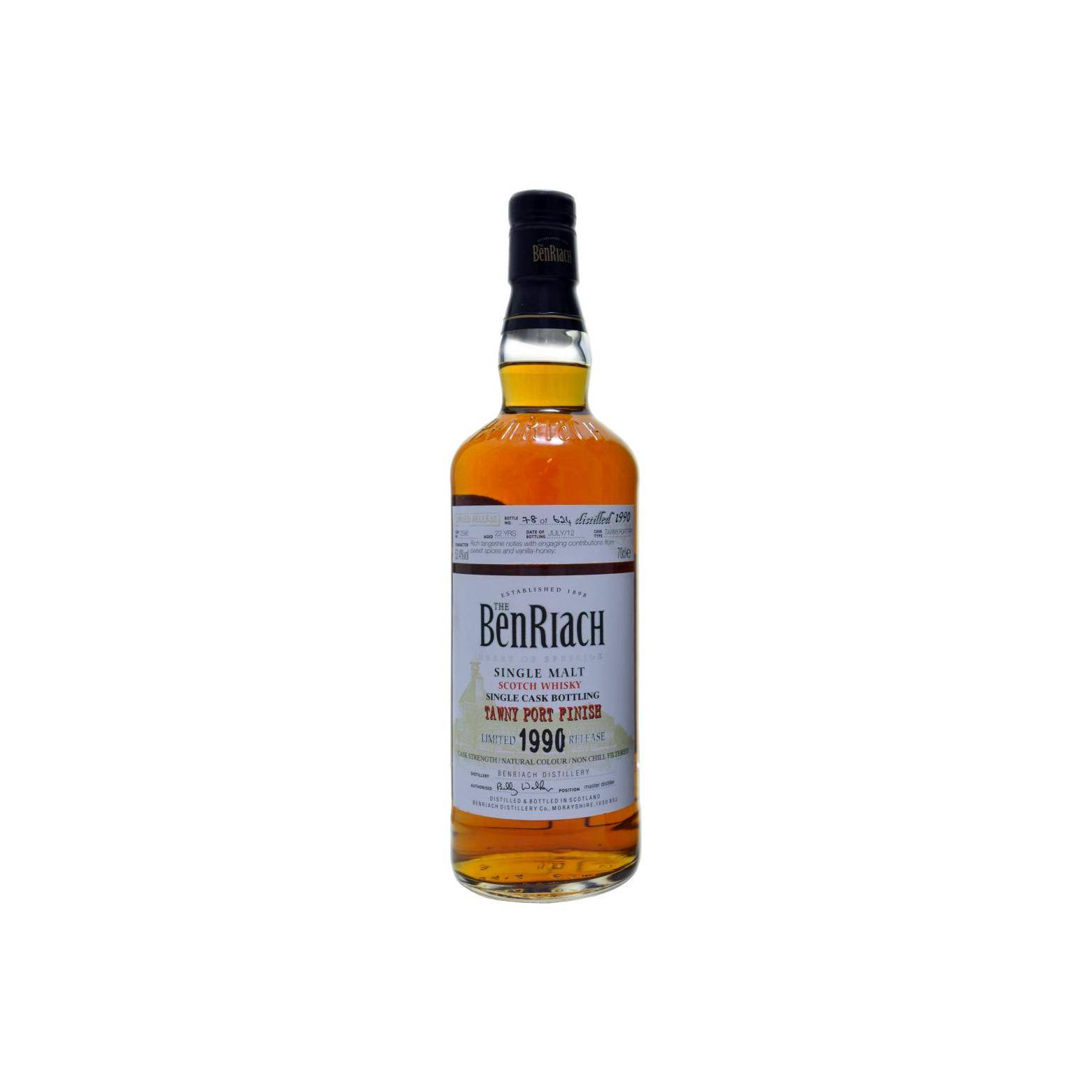 BenRiach 1990 22 Years Single Malt Whisky