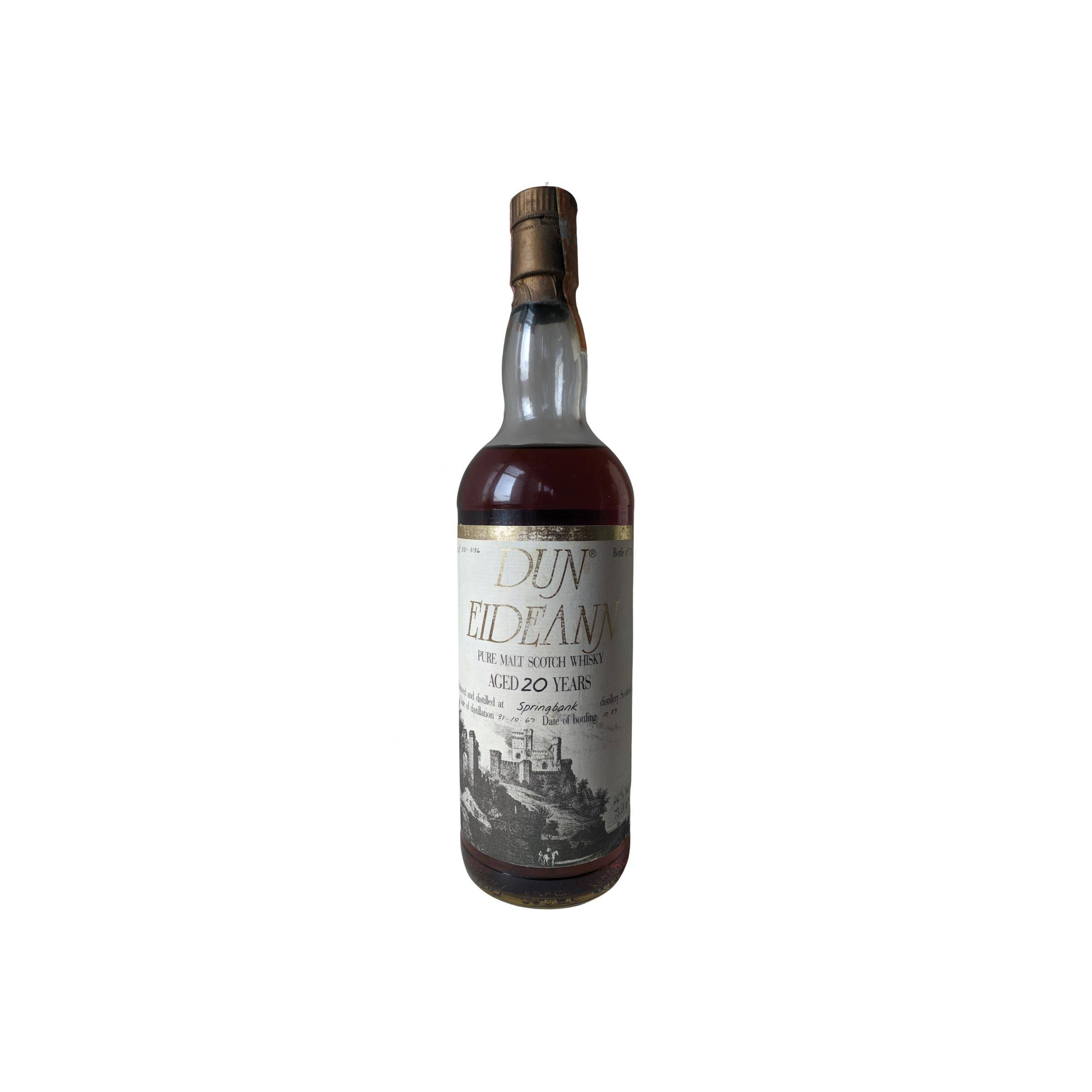 Springbank 1967 20 Years Single Malt Whisky