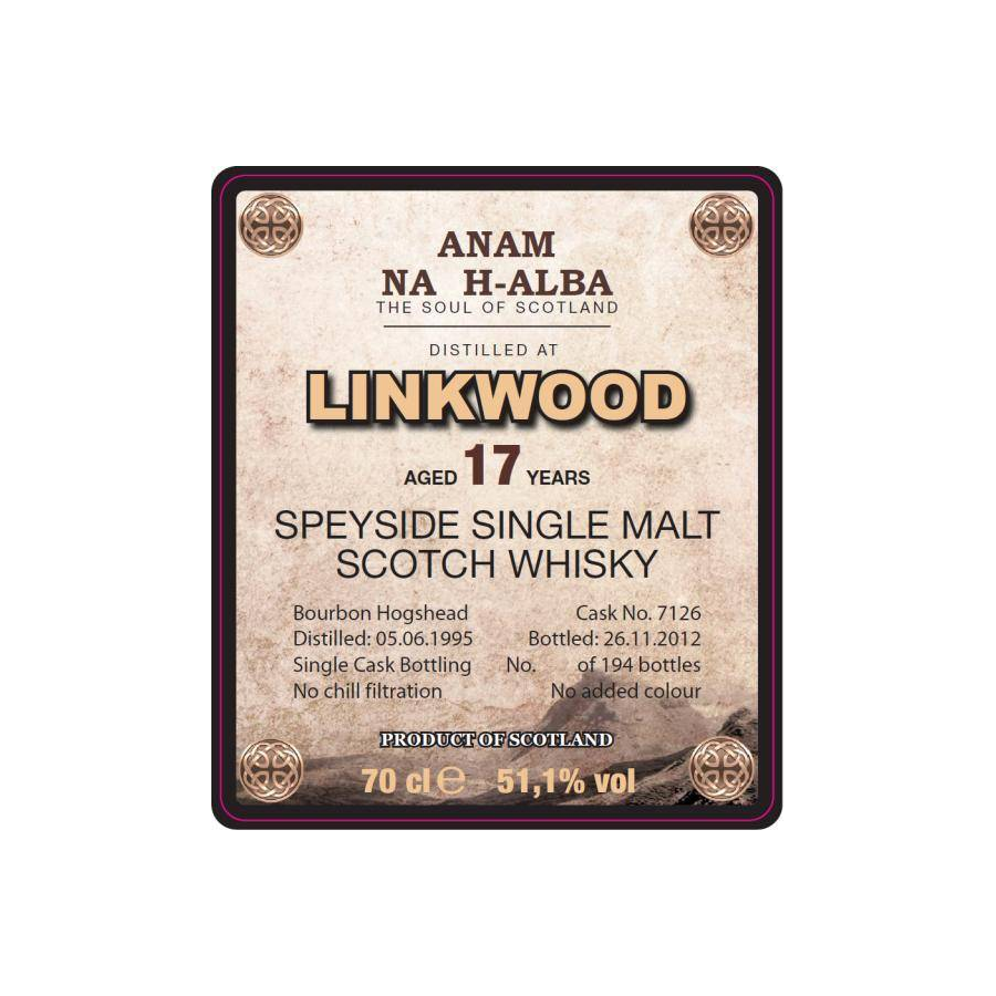 Linkwood 1995 17 Years Single Malt Whisky 2