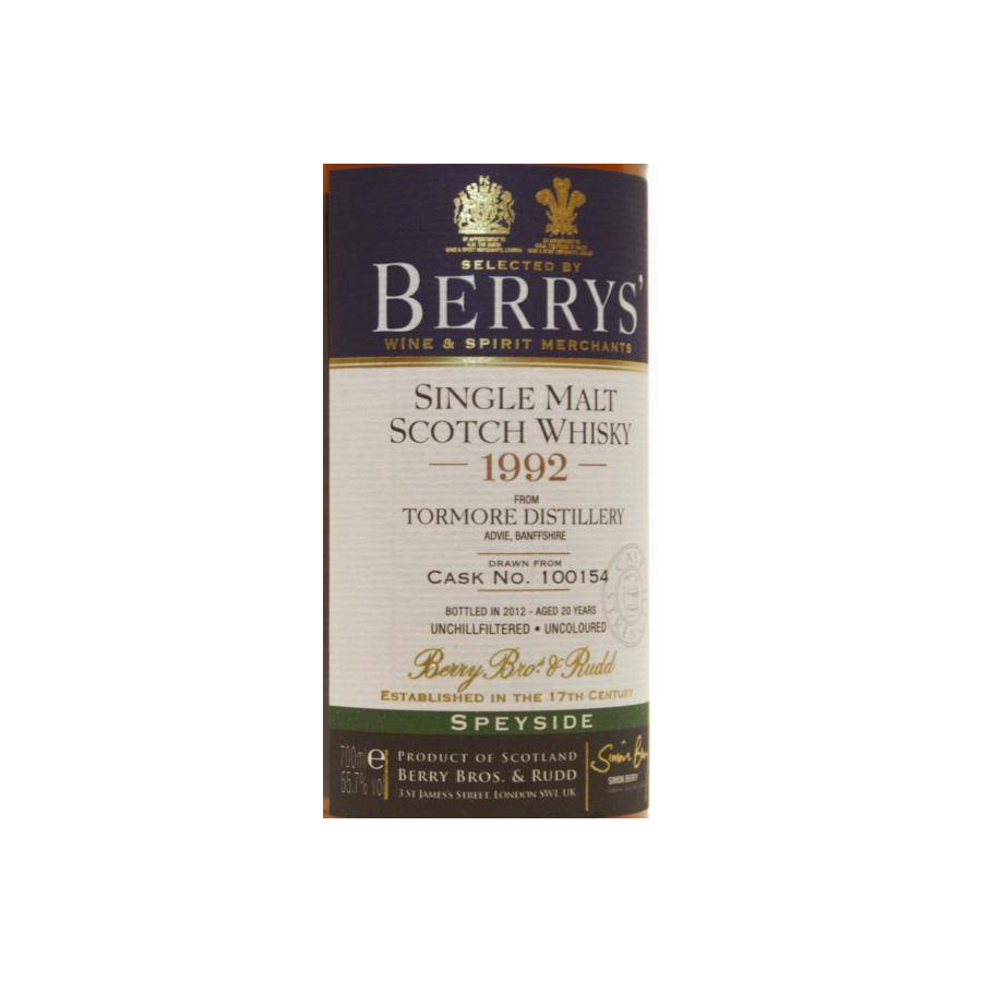 Tormore 1992 20 Years Single Malt Whisky 2