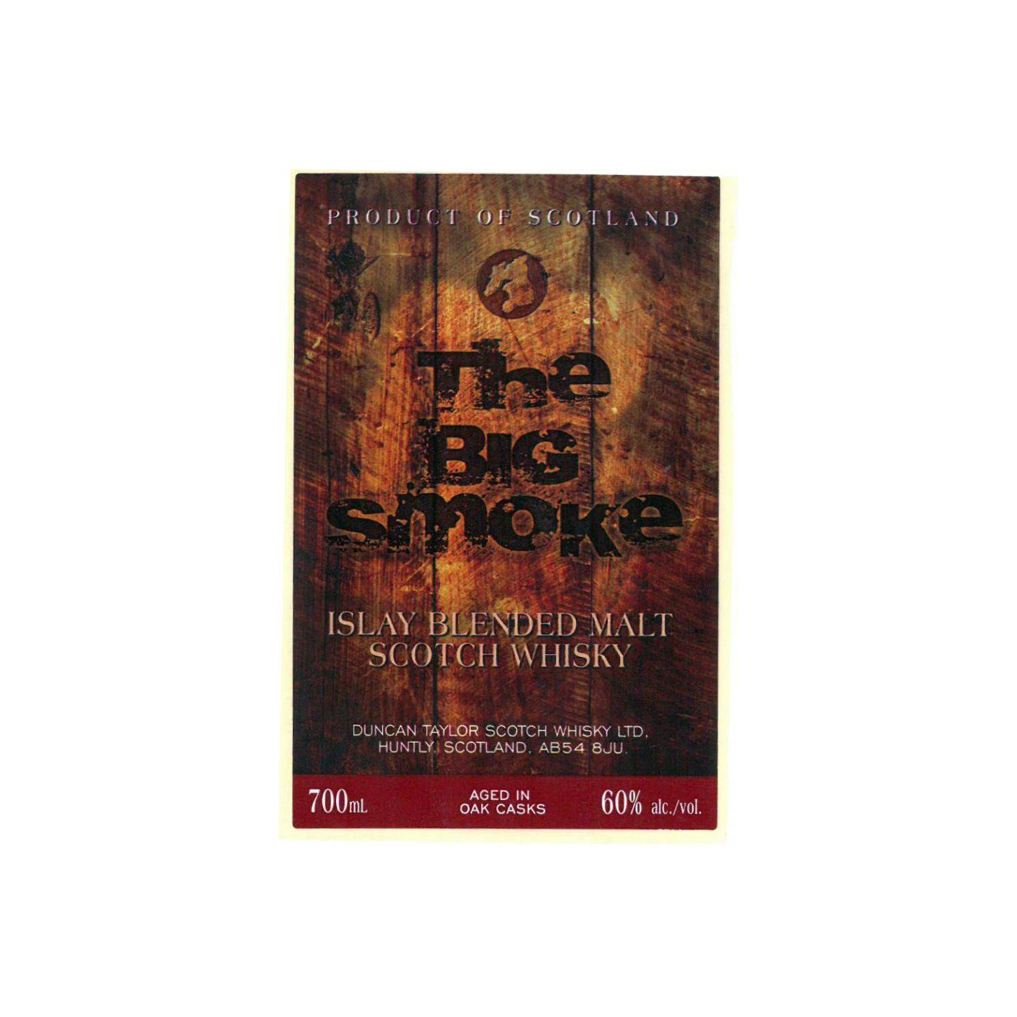 The Big Smoke Islay Blended Malt Scotch Whisky DT 2