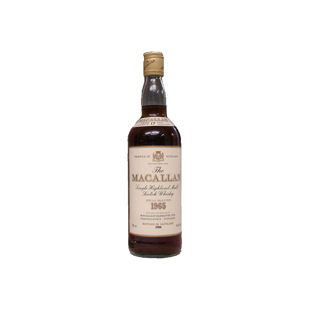 The Macallan 1965 17 Years Single Malt Whisky