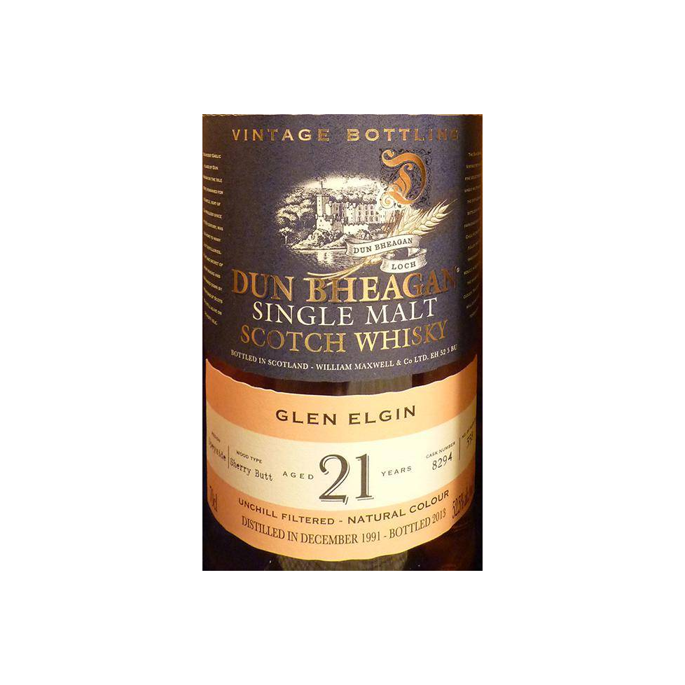 Glen Elgin 1991 21 Years Single Malt Whisky 2