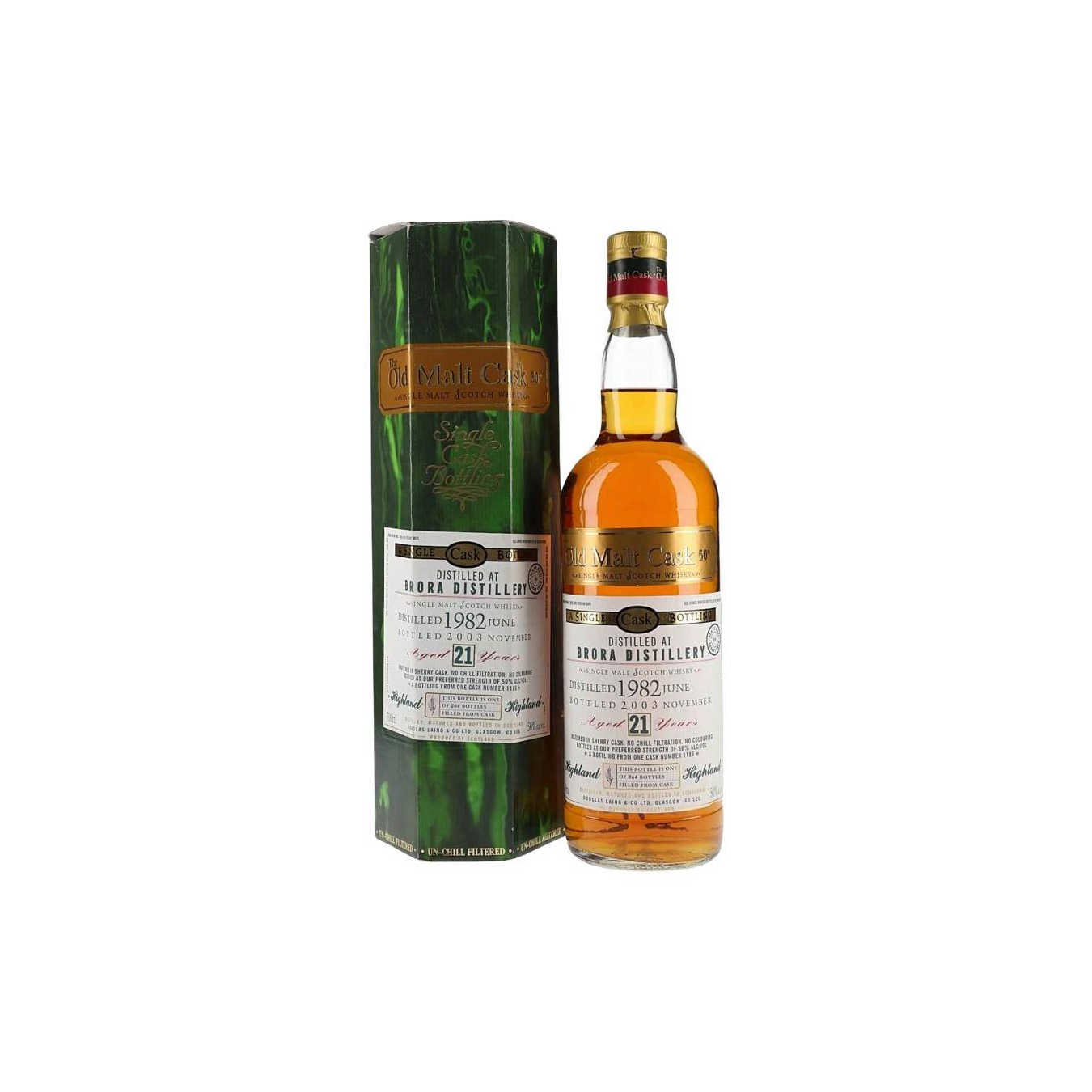 Brora Old Malt Cask 1982 21 Years Single Malt Whisky 2