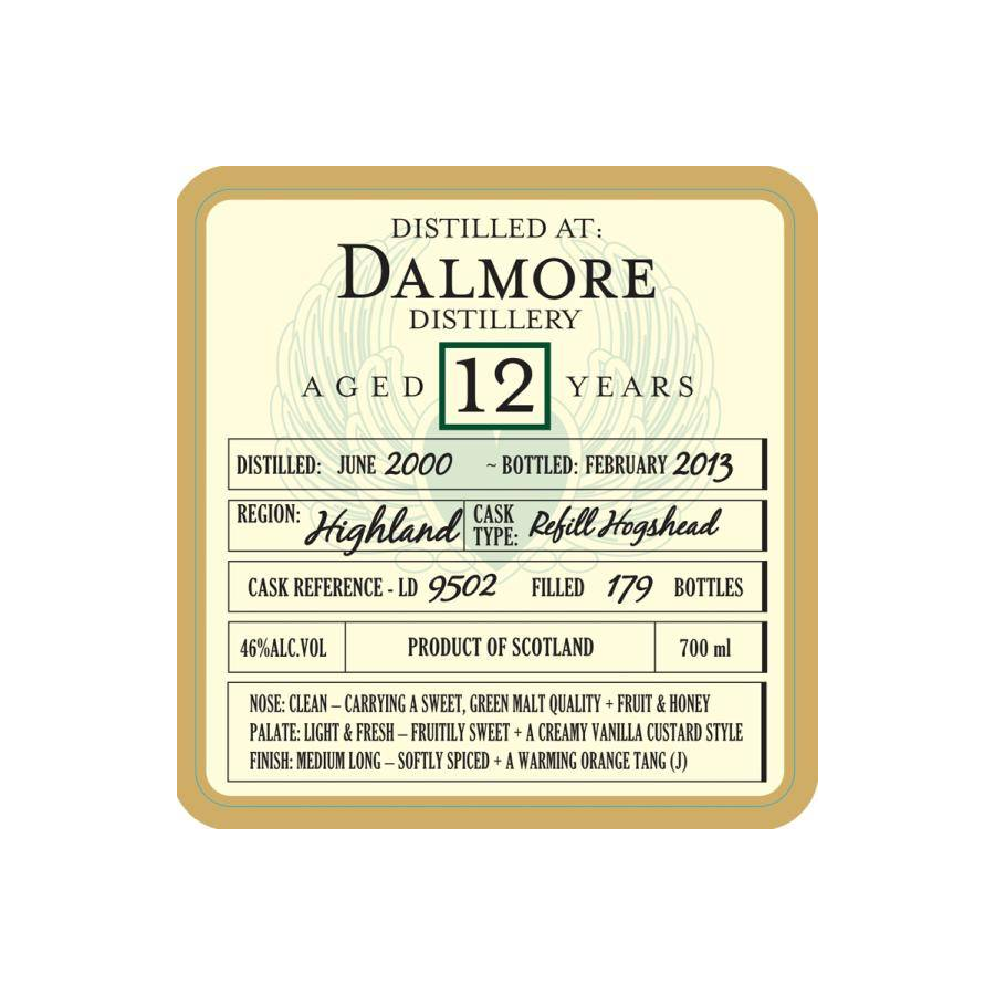 The Dalmore 2000 12 Years Single Malt Whisky