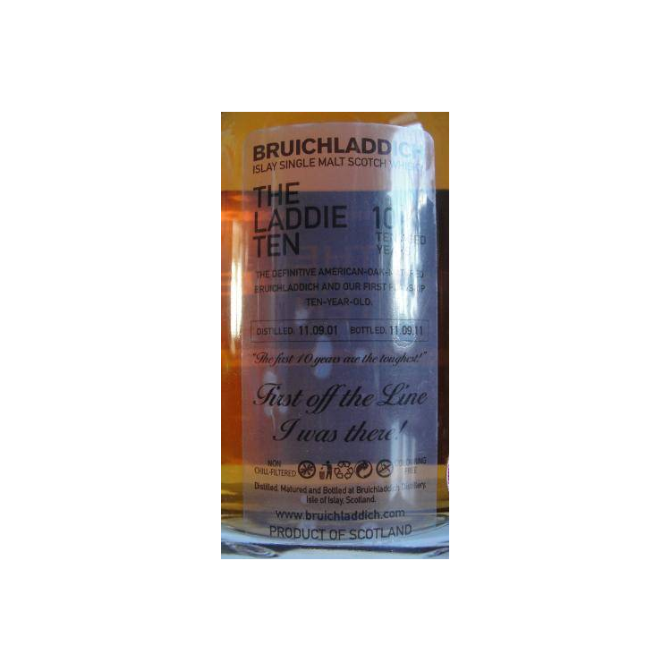 Bruichladdich 2001 10 Years Single Malt Whisky