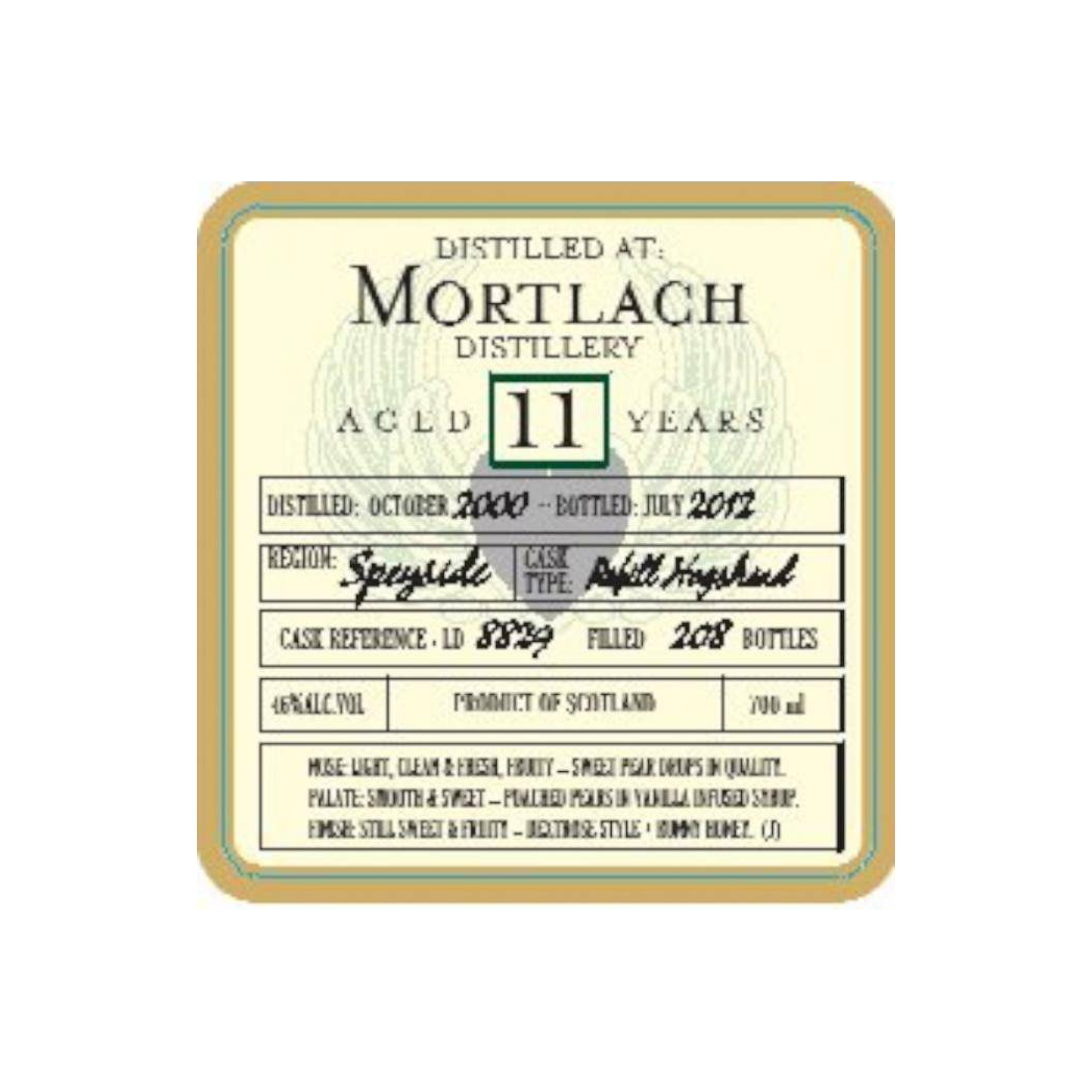 Mortlach 2000 11 Years Single Malt Whisky