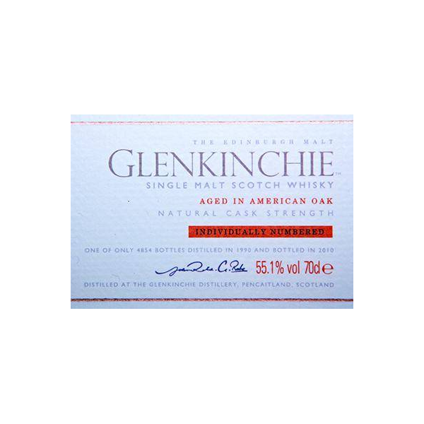 Glenkinchie 1990 20 Years Single Malt Whisky 3