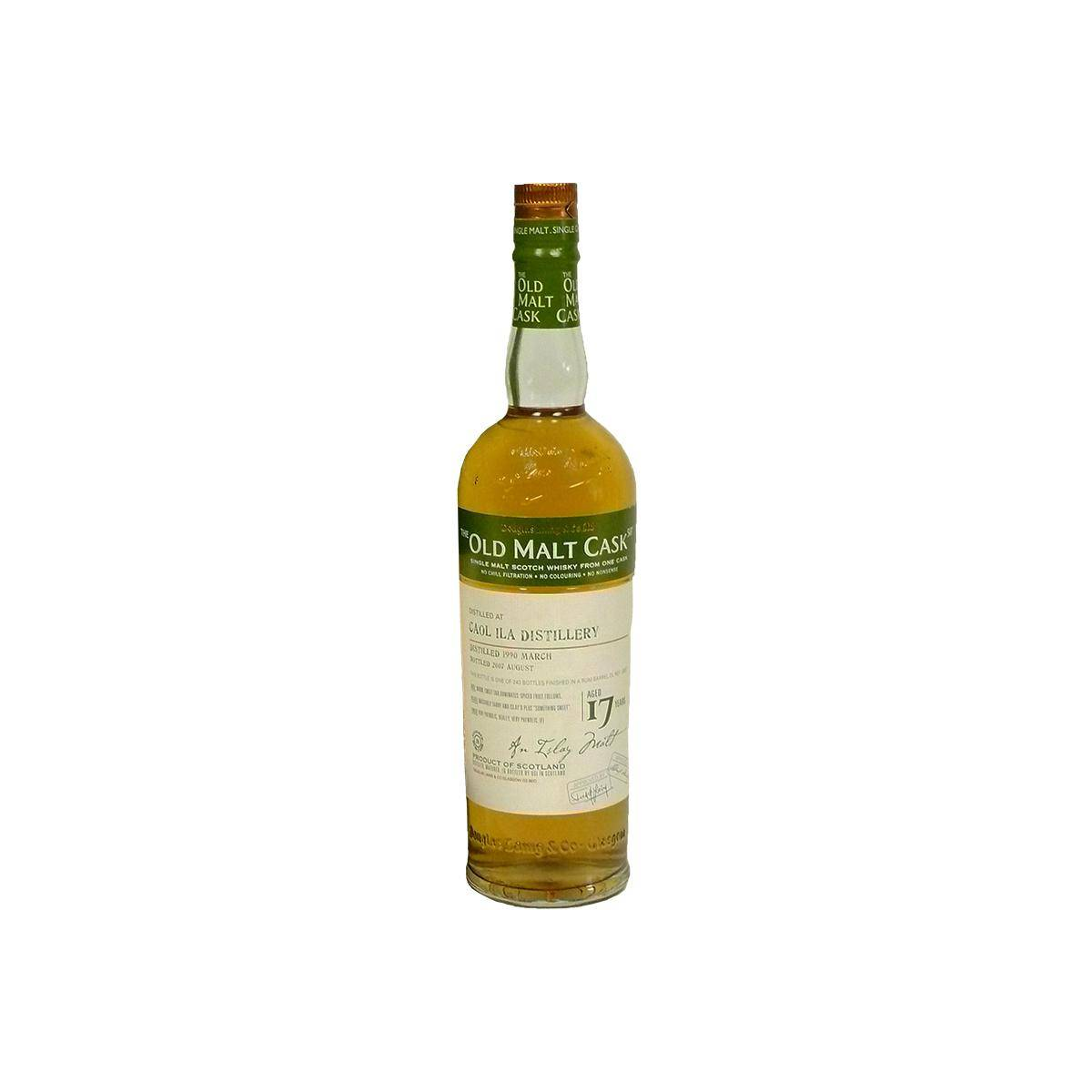 Caol Ila Old Malt Cask 1990 17 Years Single Malt Whisky