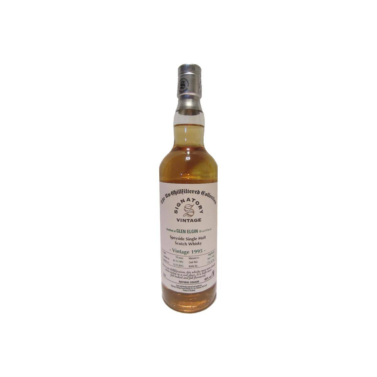 Glen Elgin The Un-Chillfiltered Collection 1995 18 Years Single Malt Whisky