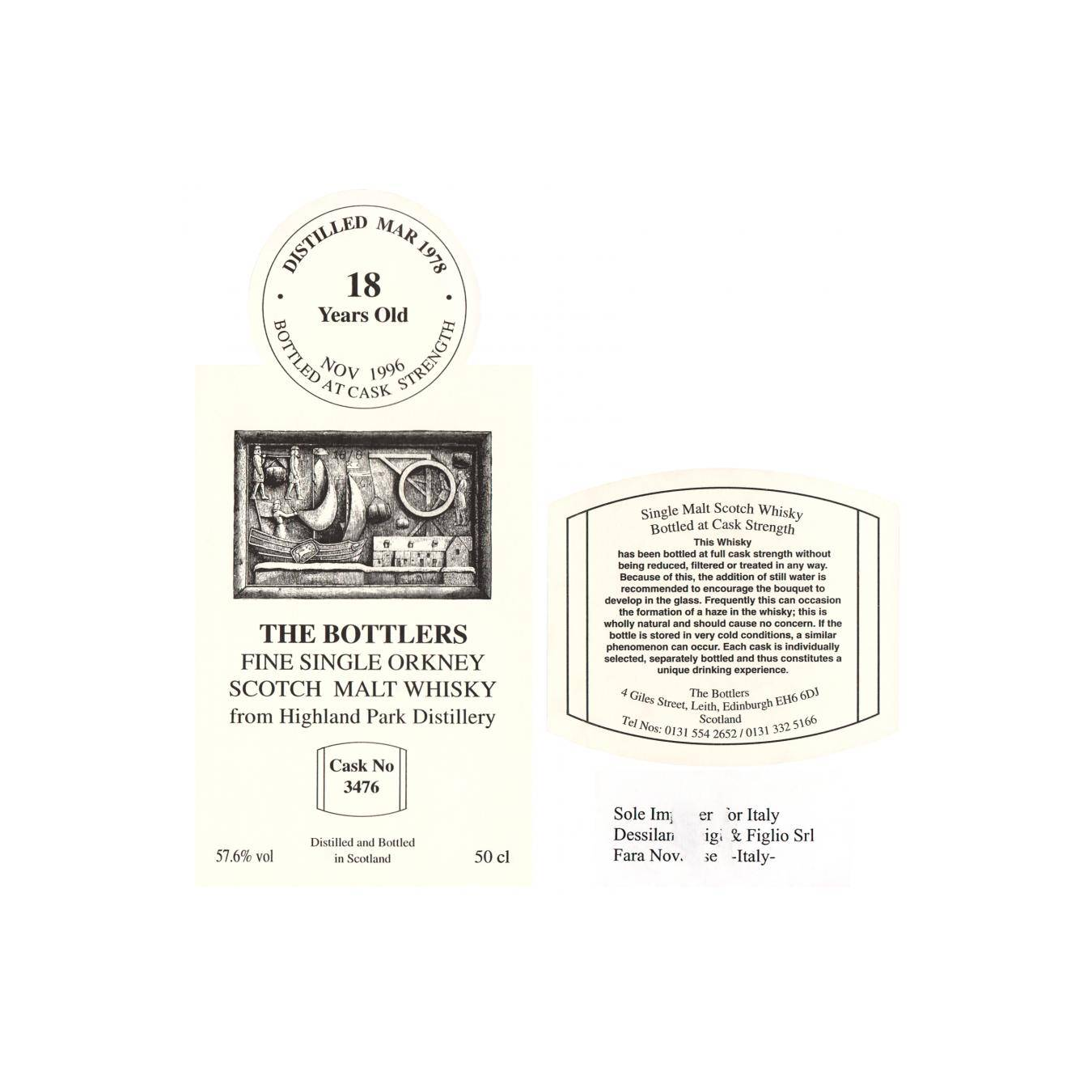 Highland Park 1978 18 Years Single Malt Whisky 3