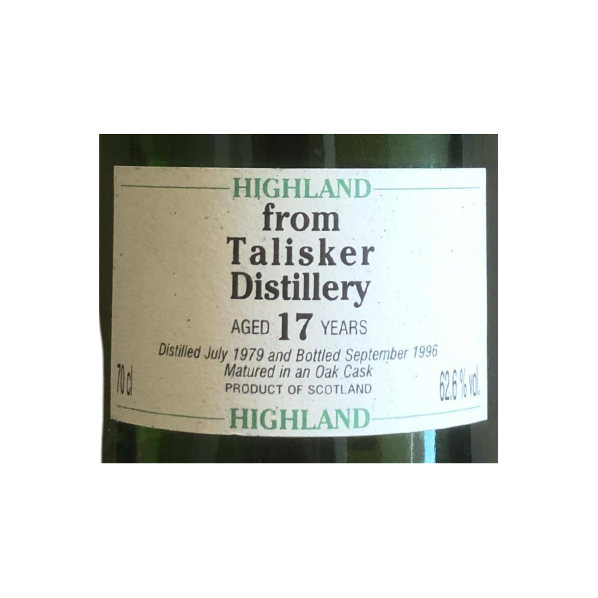 Talisker Authentic Collection 1979 17 Years Single Malt Whisky
