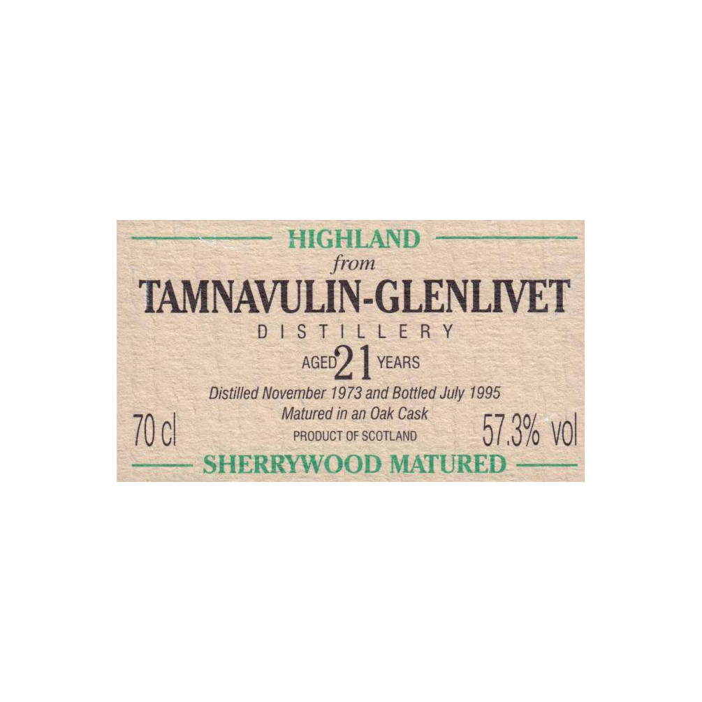 Tamnavulin Authentic Collection 1973 21 Years Single Malt Whisky 2