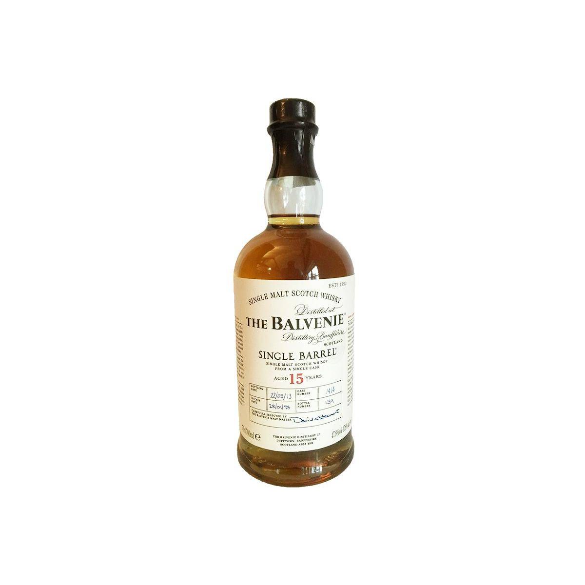 The Balvenie Single Cask 1998 15 Years Single Malt Whisky