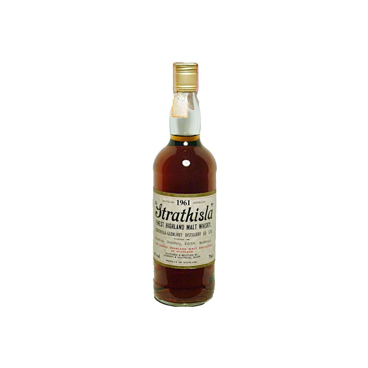 Strathisla Licensed Bottling 1961 Single Malt Whisky