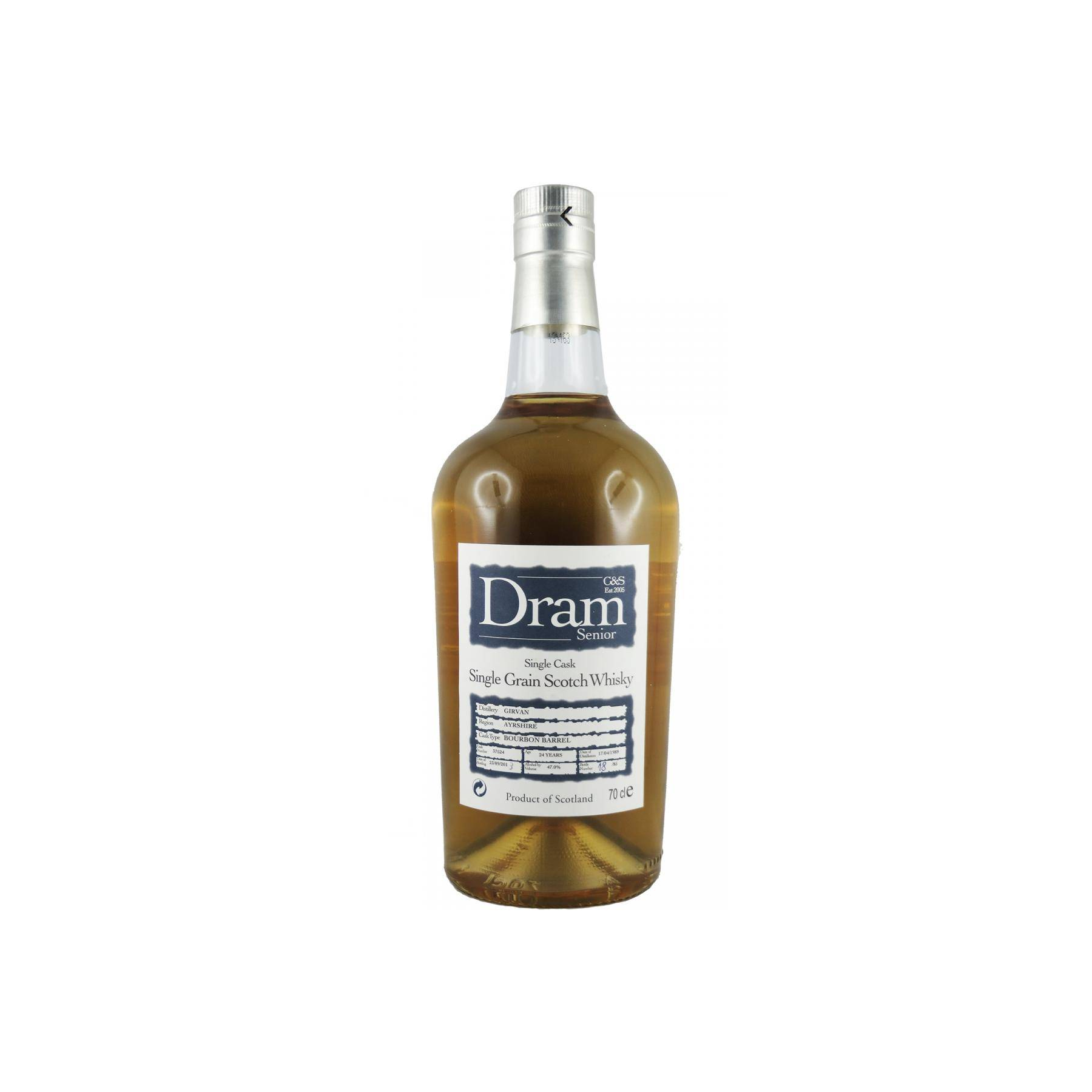 Girvan 1989 24 Years Single Grain Whisky